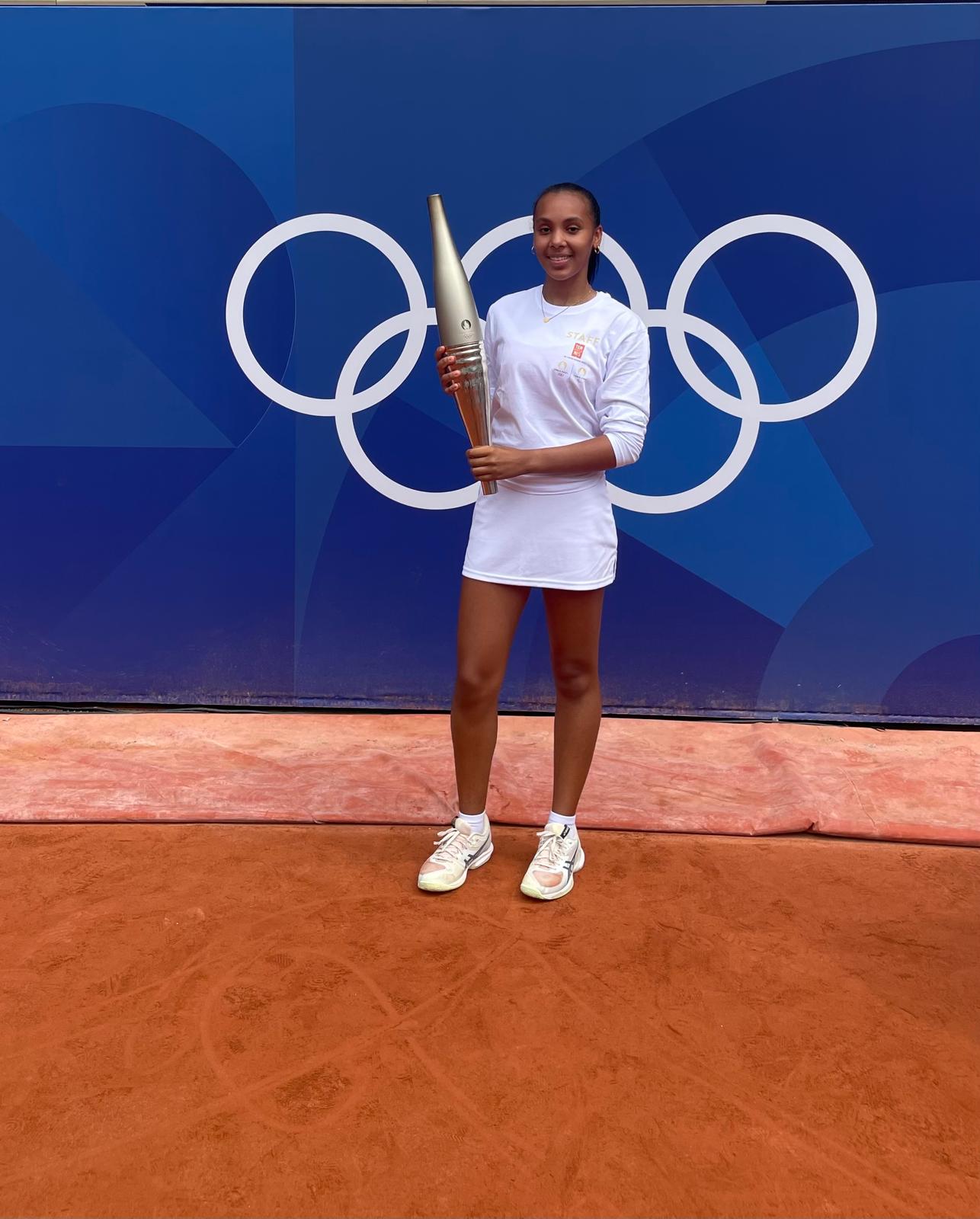Portrait de H., joueuse de tennis
